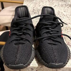 Yeezy Black Red Sneakers